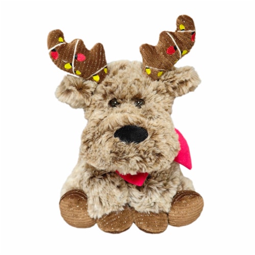 Holiday Home Reindeeer Plush - Brown Perspective: front