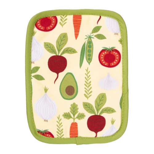 Everyday Living Cotton Pocket Mitt - Veggie Bliss Perspective: front