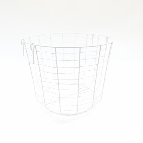 HD Designs Large Round Wire Basket Perspective: front