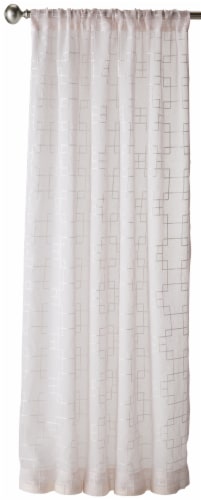 Everyday Living® Bosworth Light Filtering Single Curtain Panel - Pink Perspective: front