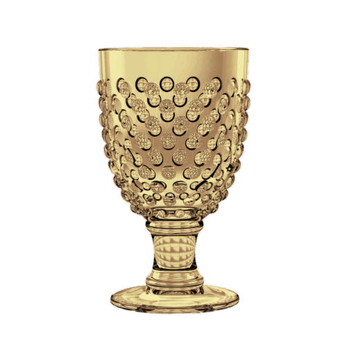 SDS for HD Designs Harvest Hobnail Apple Cinnamon Goblet Perspective: front