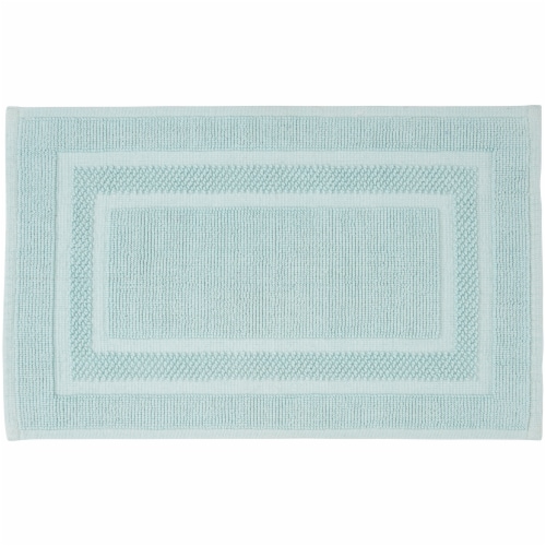HD Designs Antimicrobial Bath Mat - Light Blue Perspective: front