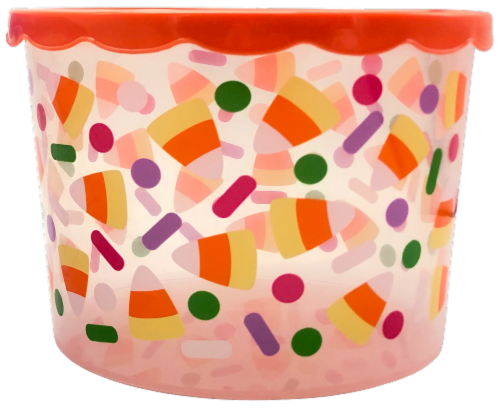 Holiday Home Candy Corn Cookie Tub Perspective: front