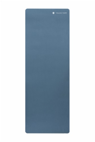 Trajectory® No-Slip Yoga Mat - Coronet Blue Perspective: front