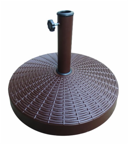 HD Designs Outdoors Umbrella Base - Brown Perspective: front