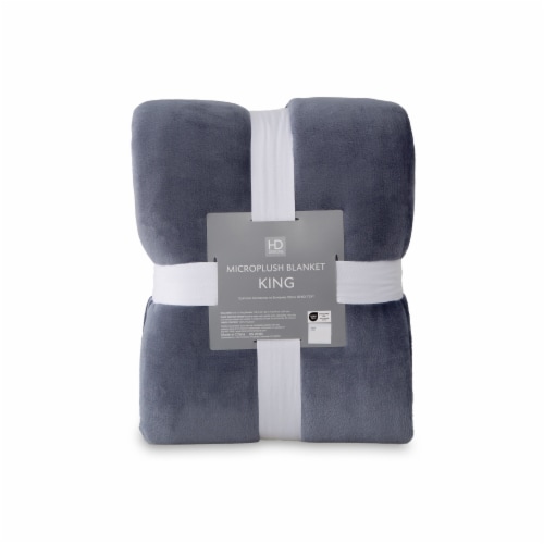 HD Designs® Microplush Blanket - Blue Perspective: front