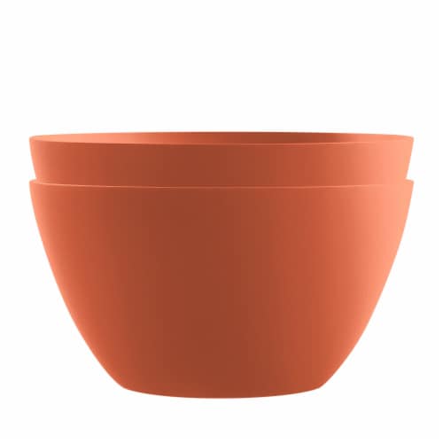 HD Designs Outdoors Serve Bowl - Papaya Perspective: front