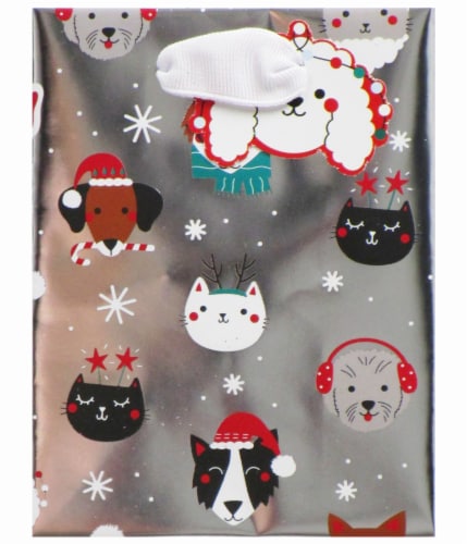 Holiday Home Festive Critters Holiday Gift Bag Perspective: front