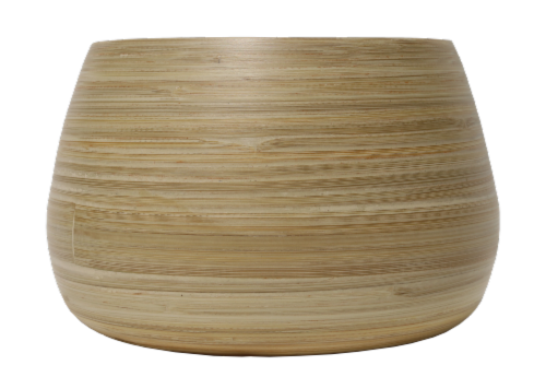 HD Outdoors Indoor Bamboo Planter Natural-Large Perspective: front