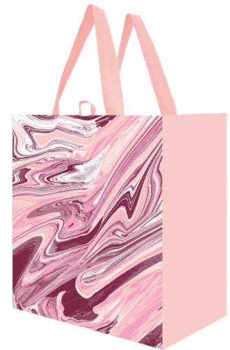 Earthwise Valentines Marble Red Plum Bag Perspective: front