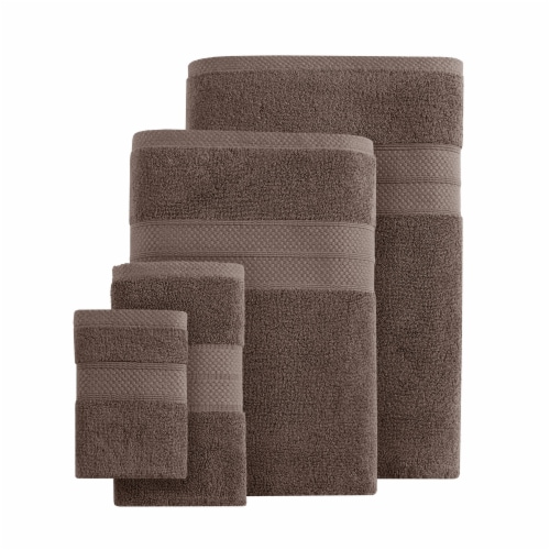 Modavari Home Fashions Turkish Bath Towel - Falcon Brown Perspective: front