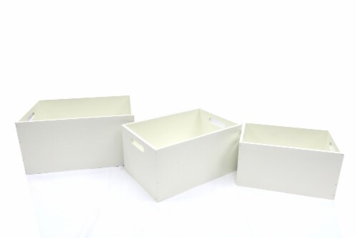 HD Designs Wooden Crate - Medium Perspective: front