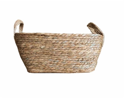 HD Designs Rectangular Water Hyacinth Basket Perspective: front