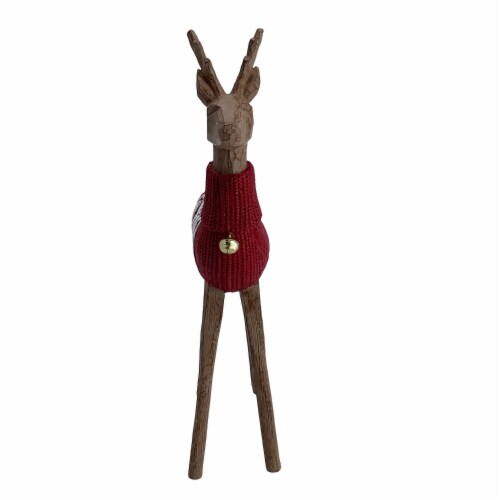 Holiday Home Reindeer with Red Sweater Perspective: front