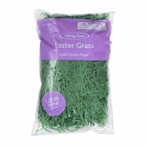 Holiday Home Easter Paper Grass - Dark Green Perspective: front