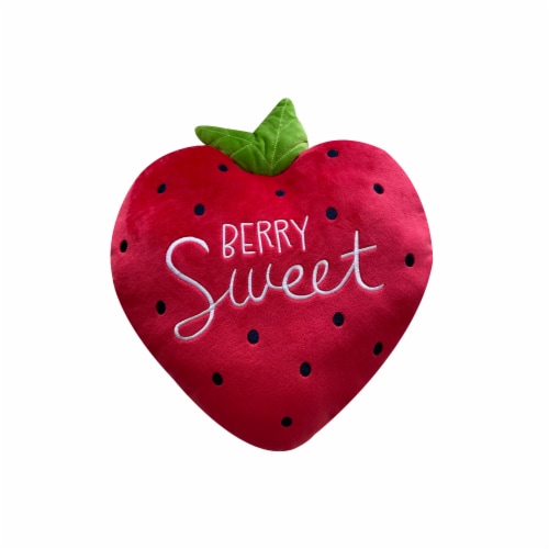 Holiday Home Valentines Berry Sweet Decorative Pillow Perspective: front