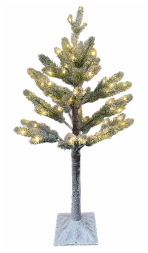 Holiday Home LED Pine Needle Christmas Tree Perspective: front