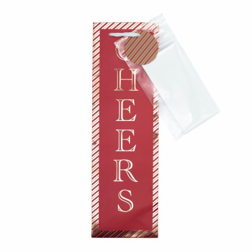 Holiday Home Wine Bag - Cheers Perspective: front