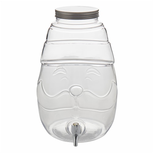 Holiday Home 8 Liter Santa Drink Dispenser Perspective: front