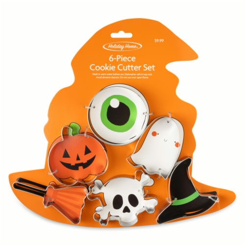 Holiday Home 6 Piece Halloween Cookie Cutter Set Perspective: front