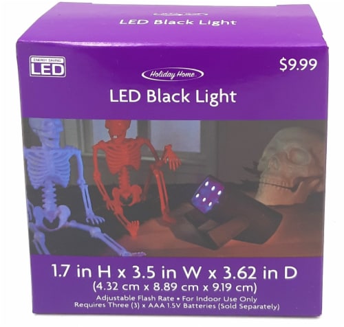 Holiday Home® LED Black Light Perspective: front