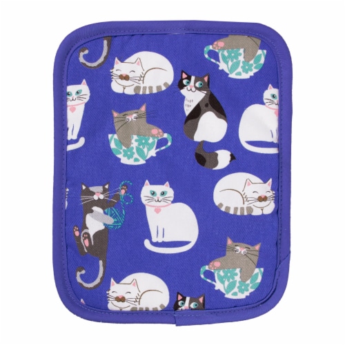 Everyday Living Cotton Pocket Mitt - Cats Perspective: front