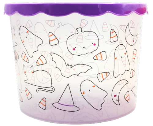 Holiday Home Cookie Tub Ghosts Perspective: front