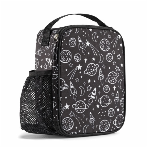 Everyday Living Spaced Out Black Insulated Lunch Bag 1 ct Kroger