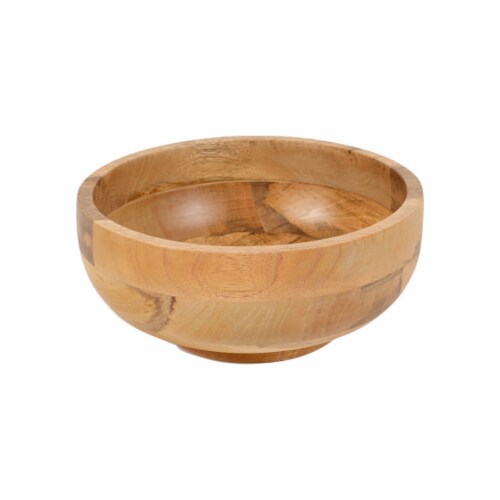 HD Designs Decorative Wooden Pedestal Bowl Perspective: front
