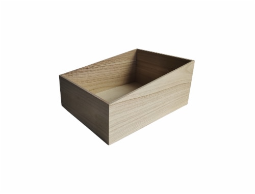 HD Designs Medium Wood Basket Perspective: front
