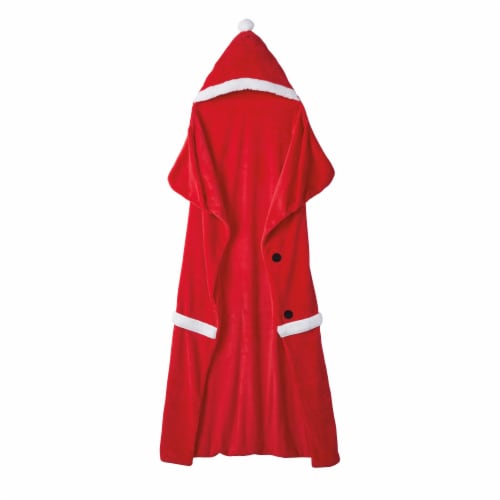Holiday Home Hooded Throw - Santa Perspective: front