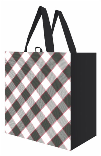 Earthwise 2024 Plaid Storage Bag Perspective: front