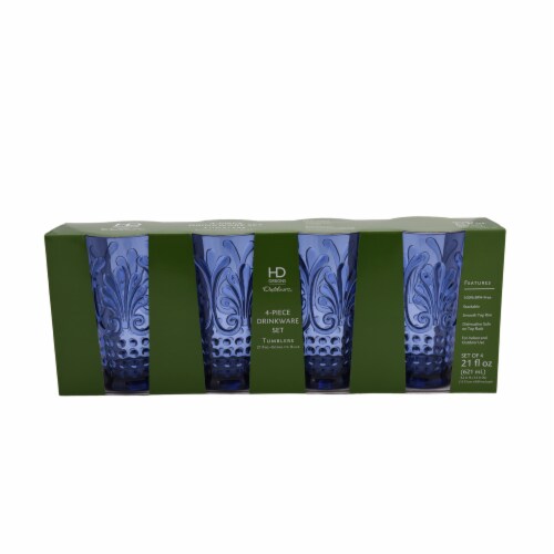 HD Designs Outdoors Summer Tumbler Drinkware - Sodalite Blue Perspective: front