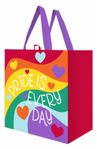Earthwise Pride Multi Reusable Tote Bag Perspective: front