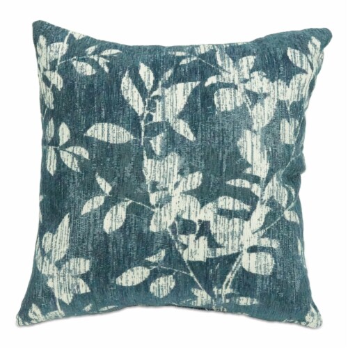 HD Designs Chenille Jacquard Decor Pillow - Blue Perspective: front