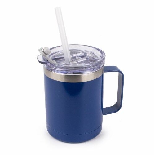HD Designs Outdoors Summer Stainless Steel Mug - Navy Perspective: front