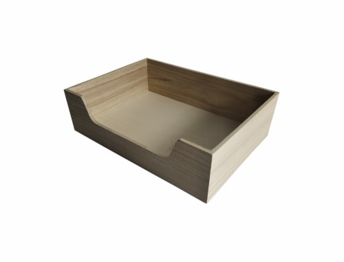 HD Designs Small Wood Basket Perspective: front