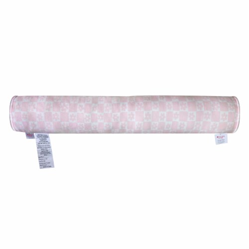 BTC Everyday Living Noodle Pillow - Checker Floral Perspective: front
