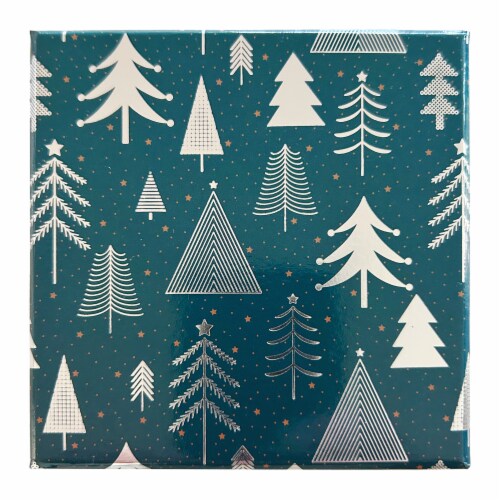 Holiday Home® Twinkle Christmas Trees Rigid Christmas Box Perspective: front