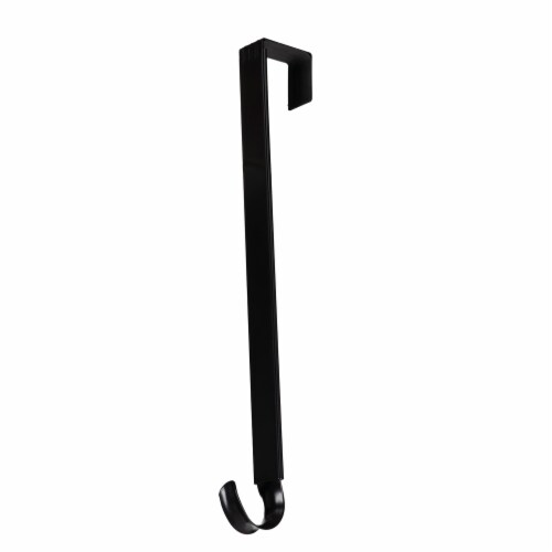 Holiday Home Adjustable Wreath Hanger - Black Perspective: front