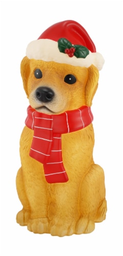 Holiday Home Blow Mold Dog Perspective: front