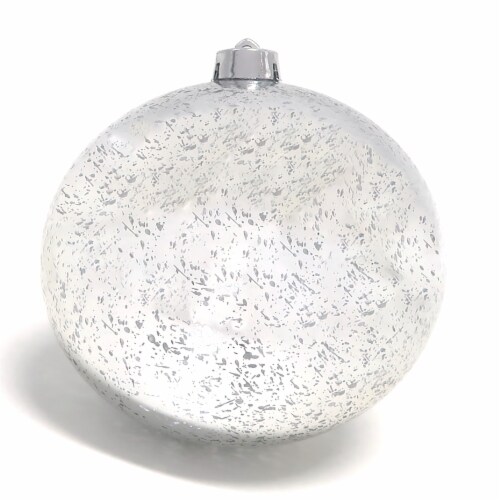 Holiday Home Ornament - Shiny Silver Perspective: front