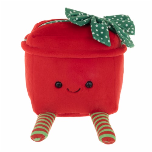 Holiday Home Christmas Present Character Plush Perspective: front