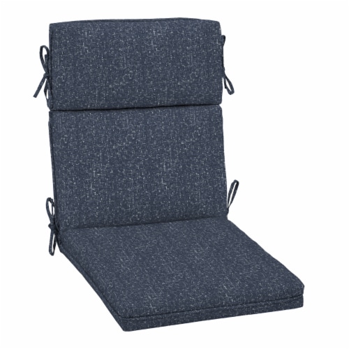 HD Designs Outdoors High Back Dining Chair Cushion - Spellbound Blue Perspective: front