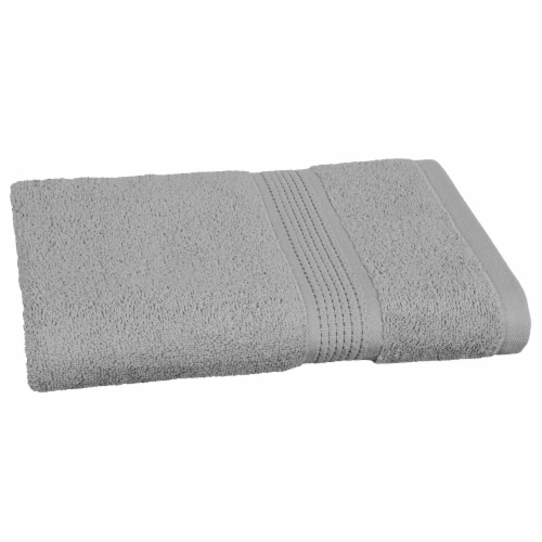 Everyday Living New Quiet Gray Bath Towel Perspective: front