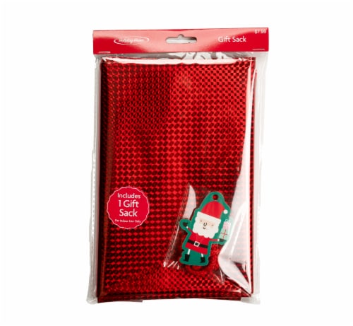 Holiday Home® Prismatic Jumbo Gift Bag - Red Perspective: front