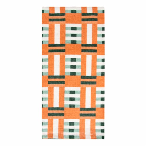 Holiday Home Autumn Print Fall Harvest Dual Kitchen Towel Perspective: front