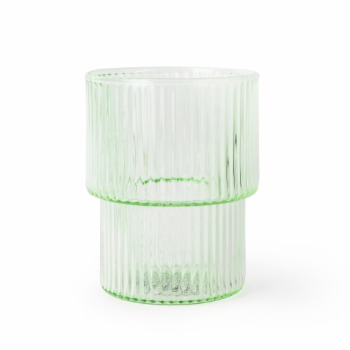 Holiday Home® Ribbed Glass - Green Perspective: front