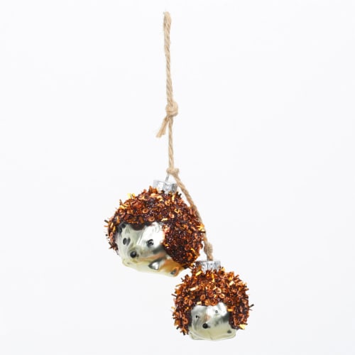 Holiday Home Hedgehog Ornament Perspective: front
