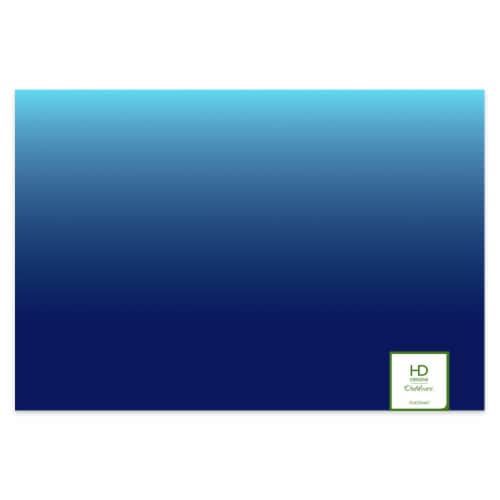 HD Designs Outdoors™ Blue Ombre 4 Pack Rectangular Textilene Placemats Perspective: front
